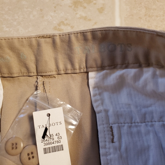 Talbots size 6 NWT khakis - Picture 2 of 7